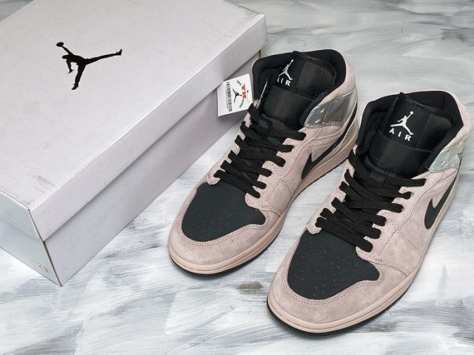 Reps TBkick Jordan Iridescent Air (W) BQ6472-602 Dirty Powder Mid 1 0711